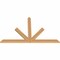 Ekena Millwork Saratoga Timber Gable Bracket, Western Red Cedar, 60"W x 38"H x 1 1/2"D x 3 1/2"F, 15/12 Pitch GBW060X38X0204SAR00SWR - alternate 5